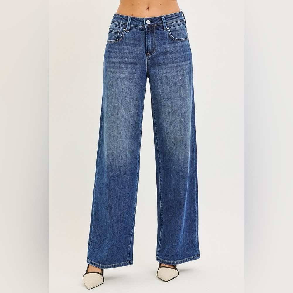 RISEN Slouchy Baggy Jeans with Pockets